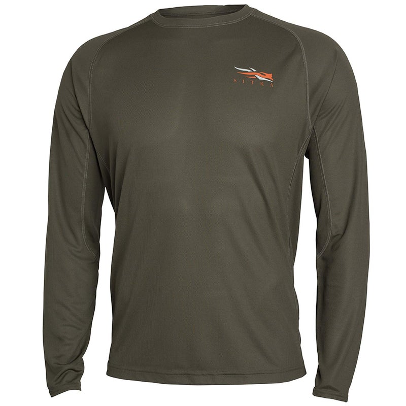 SITKA Gear Men's Hunting Core Lightweight Crew Long Sleeve Shirt, Pyrite, X-Large